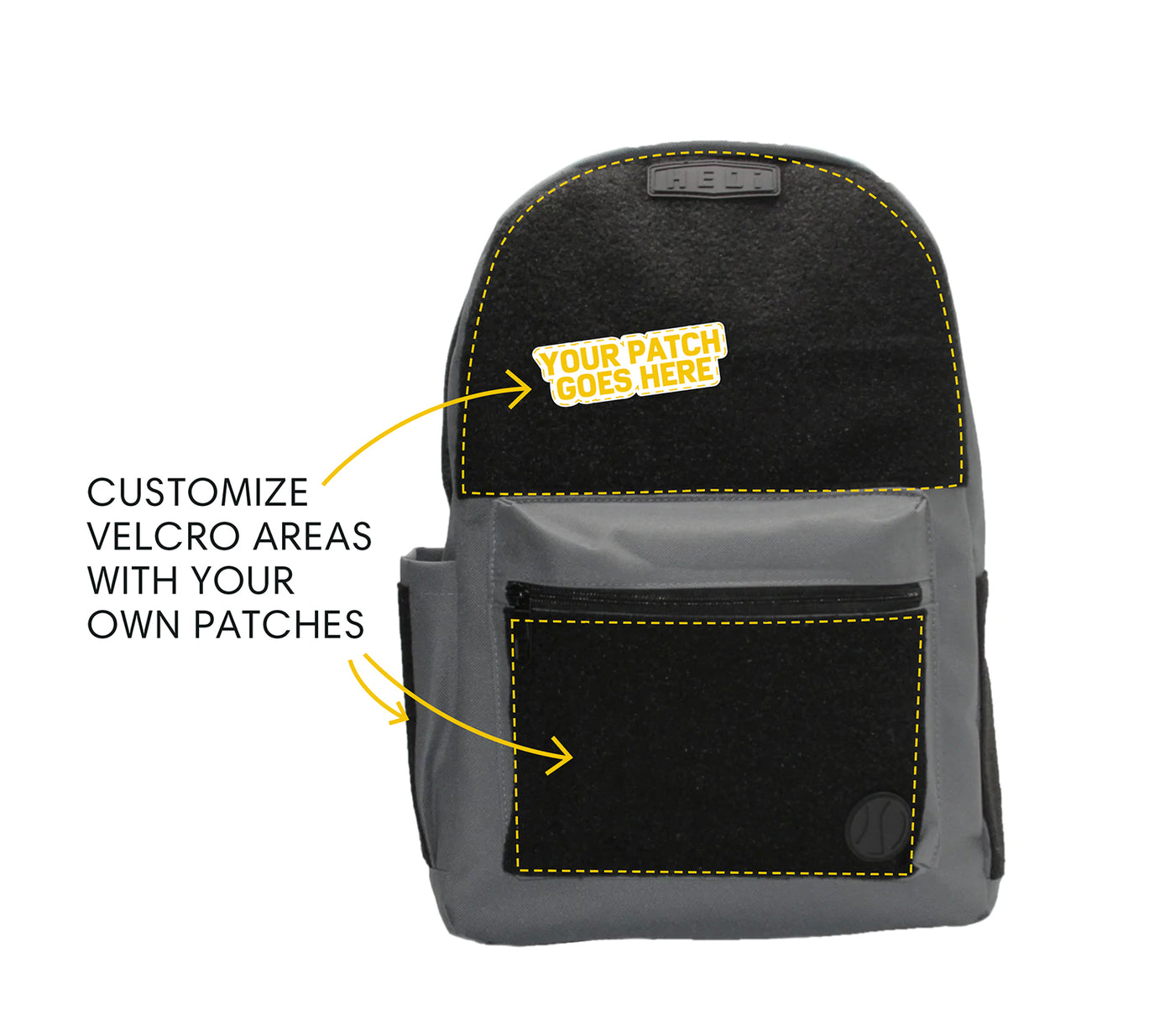 HEDi PACK BASE CAMP - Hook & Loop (Loop) Backpack