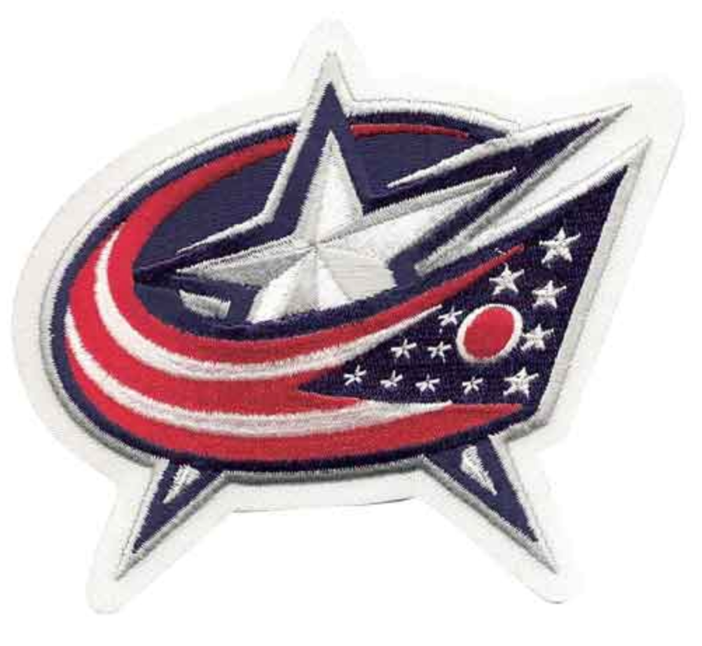 NHL Patches Columbus Bluejackets Primary Logo x 4