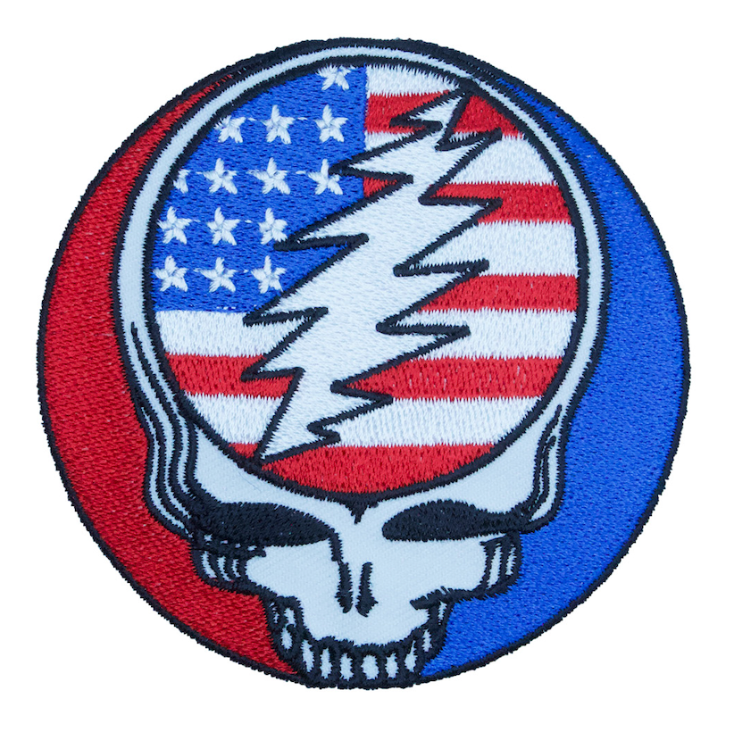 Grateful Dead SYF US Flag 3.5" Patch