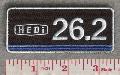 26.2K Running Reflective 3.5"W x 1.5"H Patch
