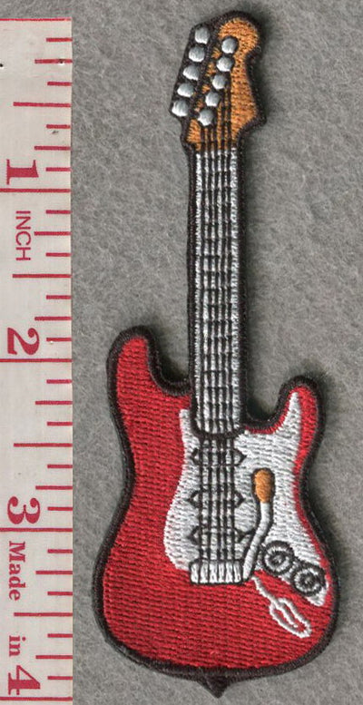 Electric Guitar patch 4H x 1. 5W (Not an Iron-on Patch!)