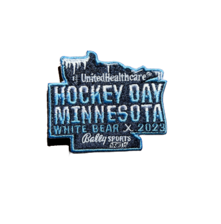Hockey Day in Minnesota White Bear 2023 Hook Patch