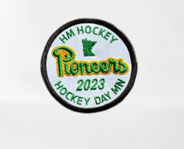 Hockey Day in Minnesota Pioneers 2023 Hook Patch