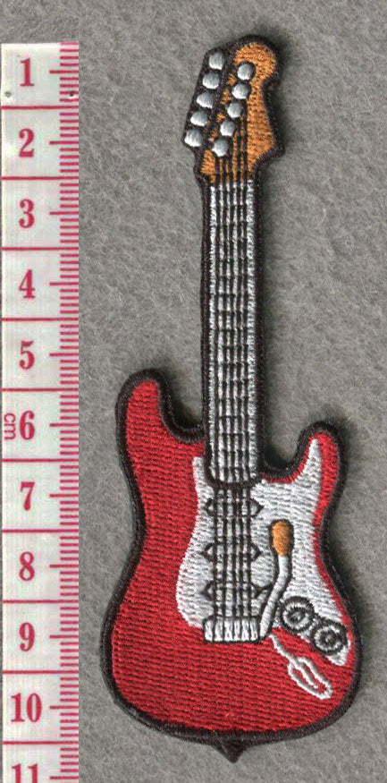 Electric Guitar patch 4H x 1. 5W (Not an Iron-on Patch!)
