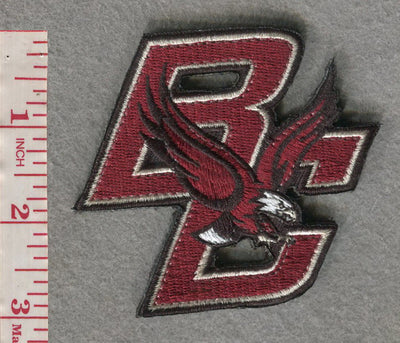 Boston College BC 3.25”W x 3”H Hook Velcro Patch