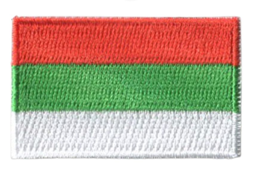 Bulgaria Country MINI Flag 1.8"W x 1.102"H Patch