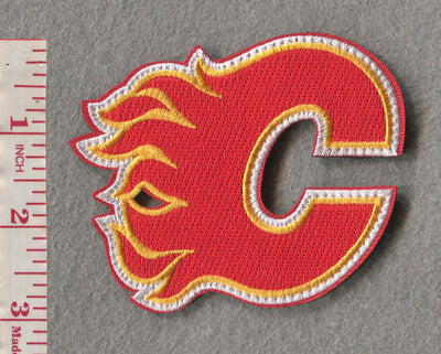 Official Licensed Calgary Flames NHL Team Hook Patch