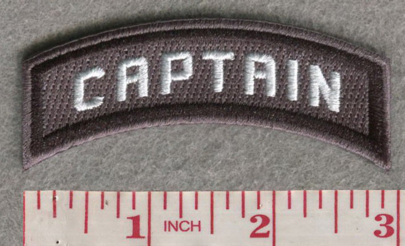 C Captain & Letter "C" Patch 1.625”W x 2.625”H