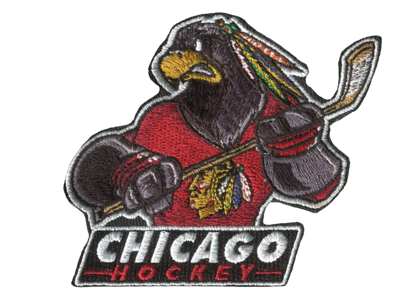 Chicago Blackhawks Mascot 3.125”W x 3.125”H