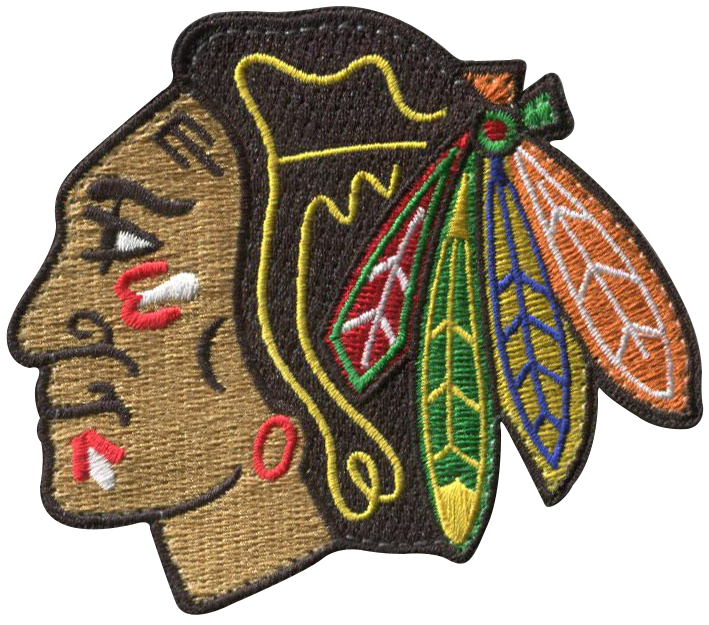 Official Licensed Chicago Blackhawks NHL Team Hook Patch