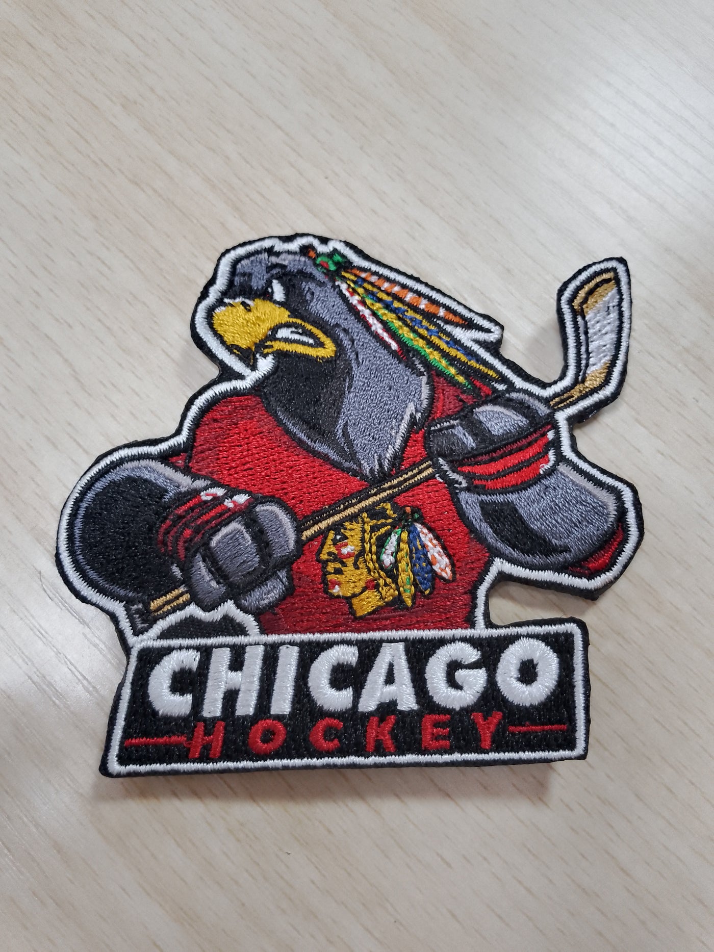 Chicago Blackhawks Mascot 3.125”W x 3.125”H