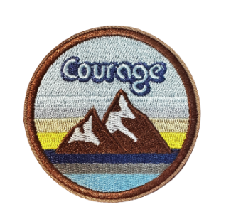Courage 2.625"W Hook Patch