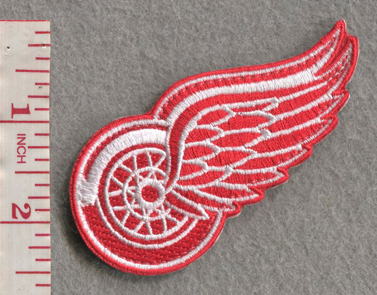 thumbnail image 2 of Detroit Red Wings Embroidered Patch – 3-7/8 X 2 Inches – Iron-On Or Sew-On NHL 2 of 5