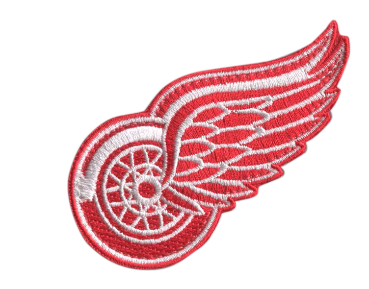 Official Licensed Detroit Red Wings NHL Team Hook Patch