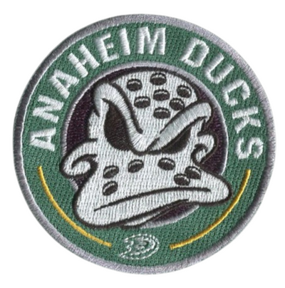 Anaheim Ducks Anniversary & Alternate Hook Patches