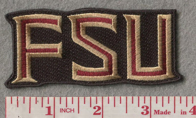 Florida State University Letter Mark 3.75”W x 1.625”H