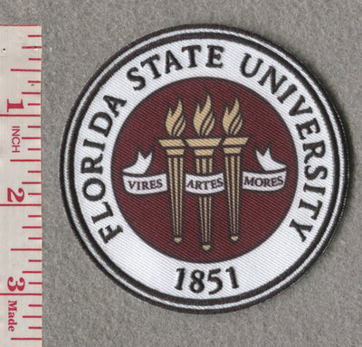 Florida State University Seal 3.25”W (round)