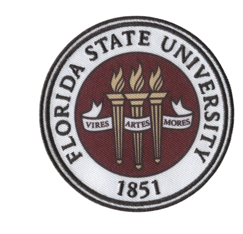 Florida State University Seal 3.25”W (round)