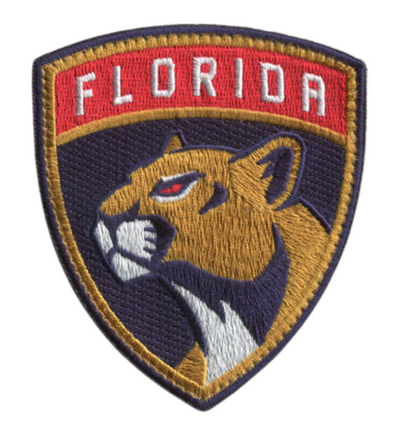 Official Licensed Florida Panthers NHL Team Hook Patch