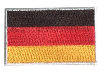 Germany Mini Country Flag 1.8"W x 1.102"H Patch