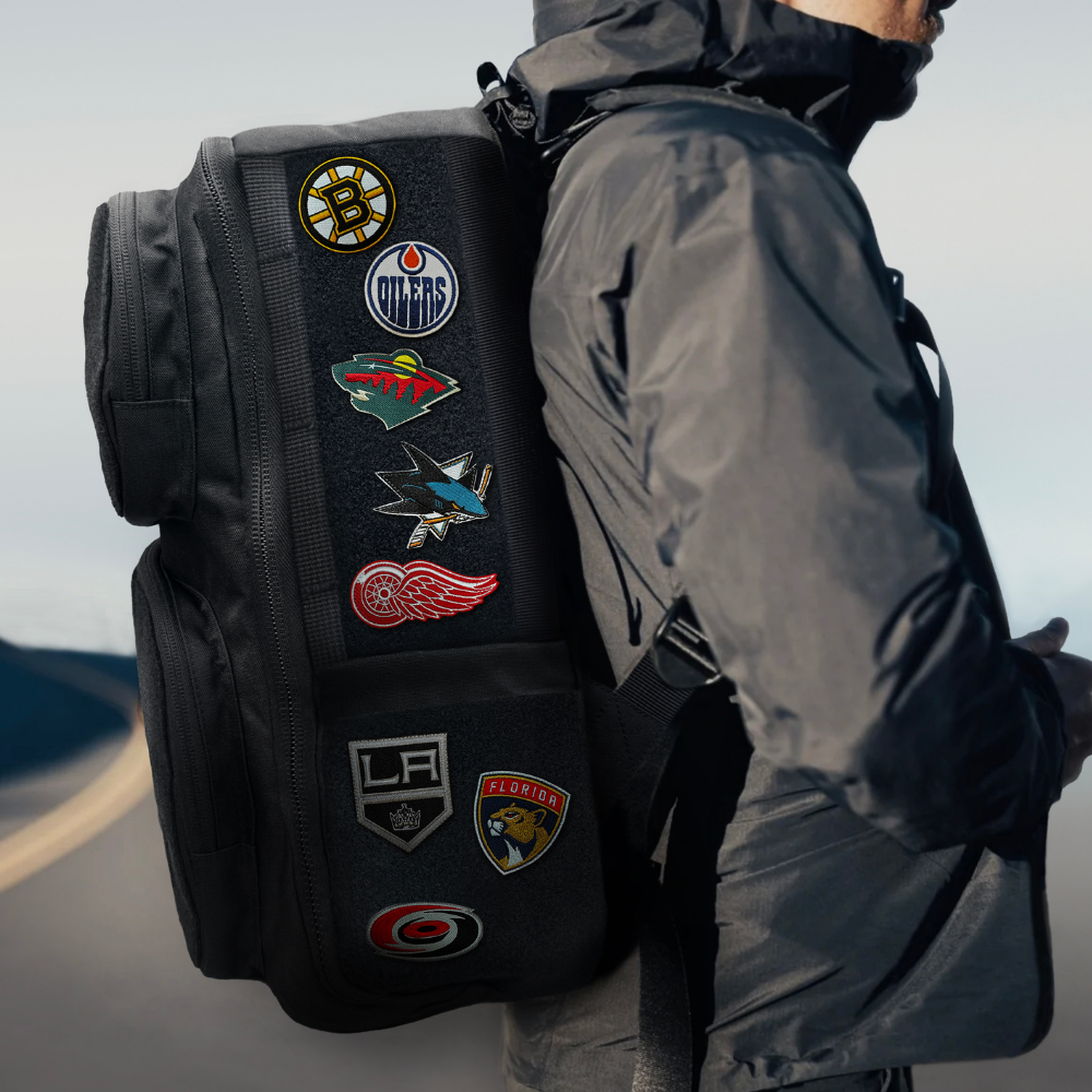 NHL backpack from HEDiGEAR with Patches