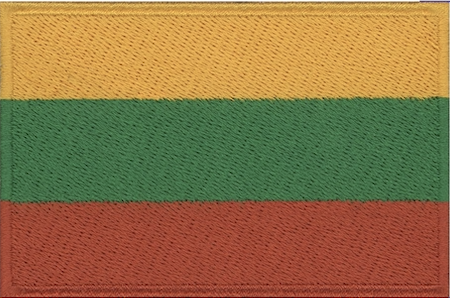 Lithuania Country Flag Hook Patch