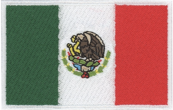 Mexico Country Flag Patch