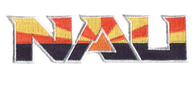 Northern Arizona University State 48, 1" tall x 4" wide Patch