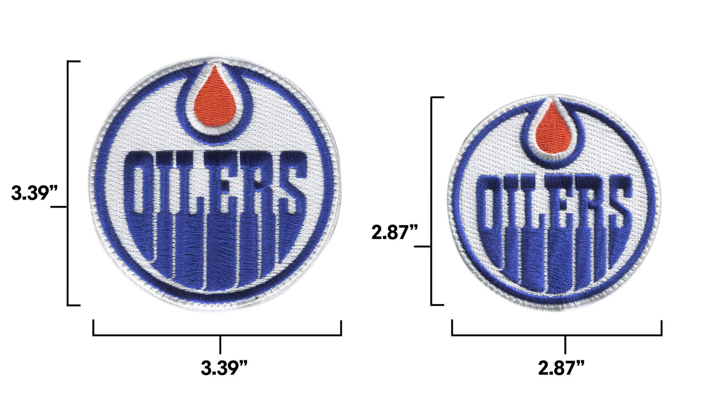 Official Licensed Edmonton Oilers NHL Team Hook Patch