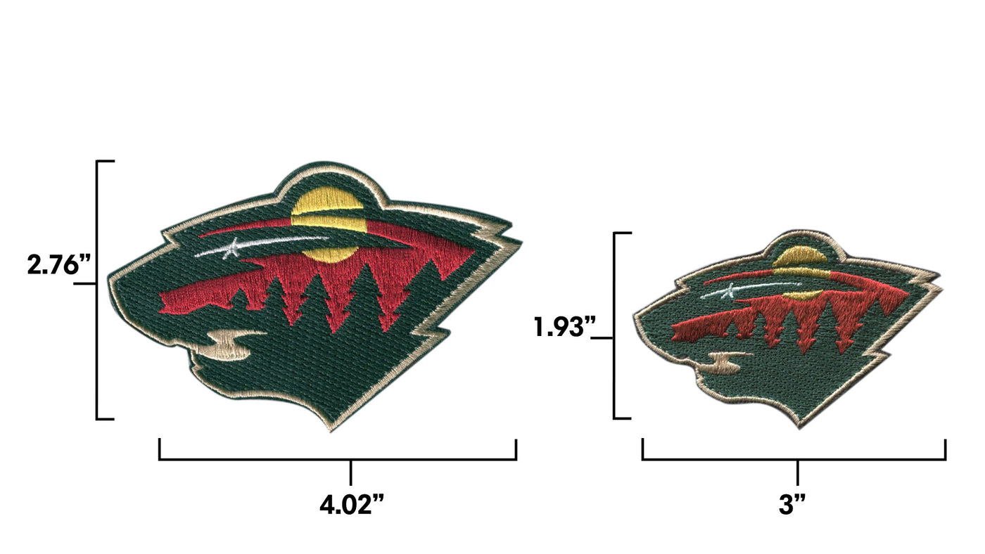 Official Licensed Minnesota Wild NHL Team Hook Patch