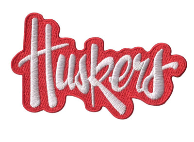 Nebraska Huskers 2.875”H x 4.75”W Hook Velcro Patch