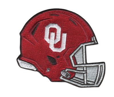 Oklahoma Helmet 3”H x 3.5”W Hook Velcro Patch