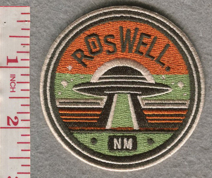 Roswell, New Mexico Round Hook Patch