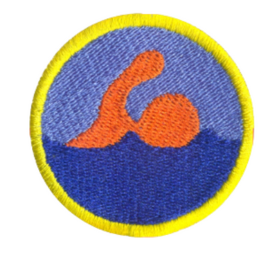 Boy Scouts of America Swimming 2.25" x 2.25" Patch