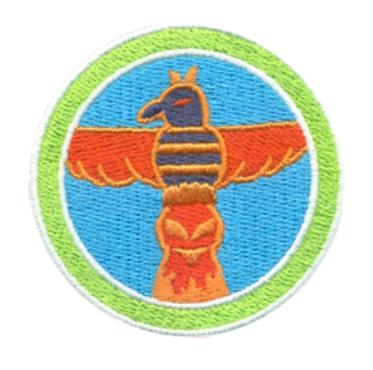 Boy Scouts of America Woodcarving 2.25" x 2.25" Patch