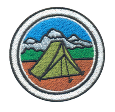 Boy Scouts of America Camping 2.25" x 2.25" Patch