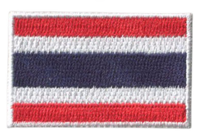 Thailand Country MINI Flag 1.8"W x 1.102"H Patch