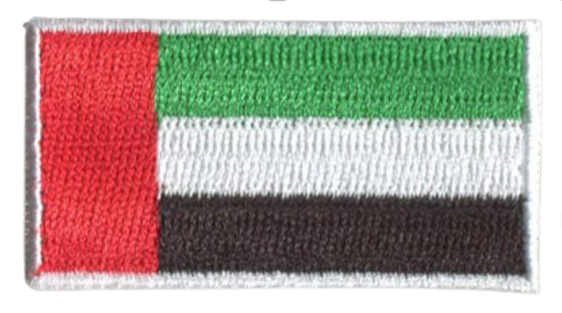 United Emirates Country MINI Flag Hook Patch