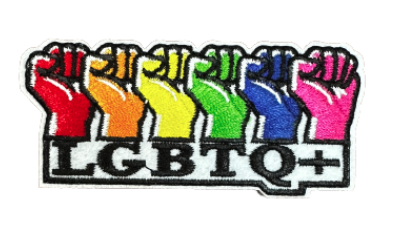 LGBTQ+ 3.5"W x 1.5"H Hook Patch