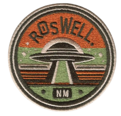 Roswell, New Mexico Round Hook Patch
