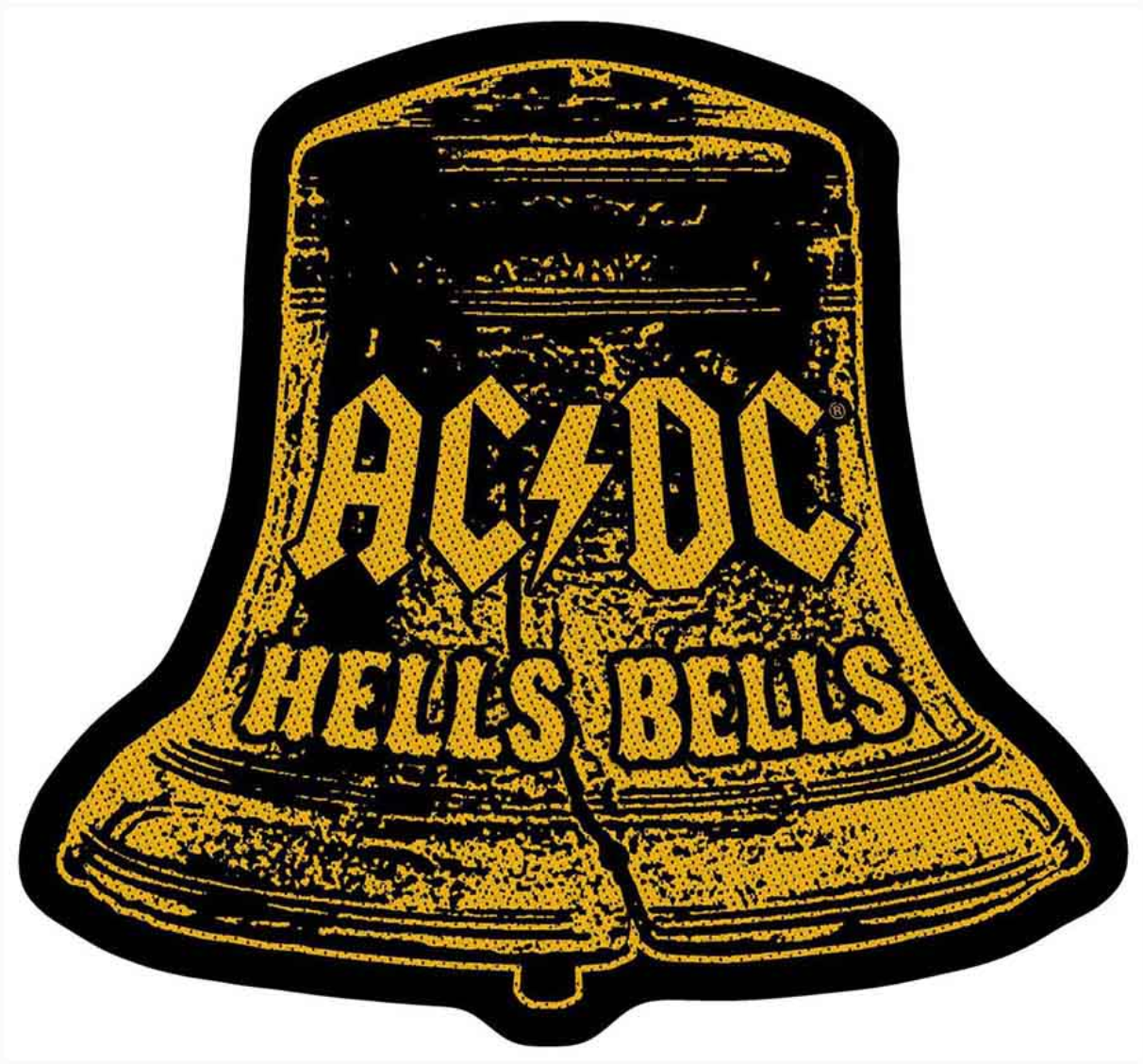 AC/DC Standard Patch: Hells Bells Cut Out