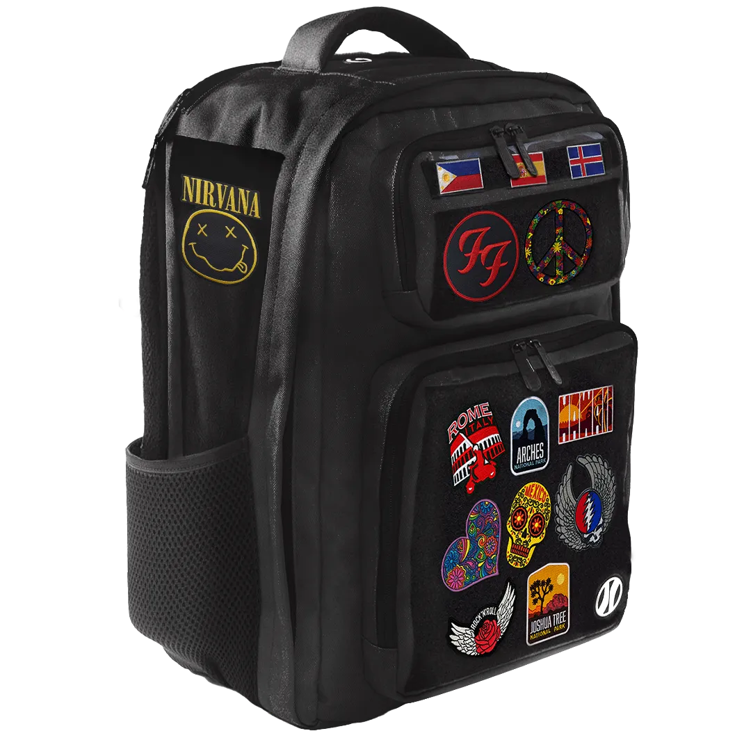 backpack for travel patches HEDi-PACK Summit | Customizable Hook and Loop Patch Backpack
