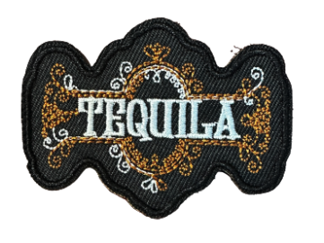 Tequila 2.75"W x 2"H Hook Patch