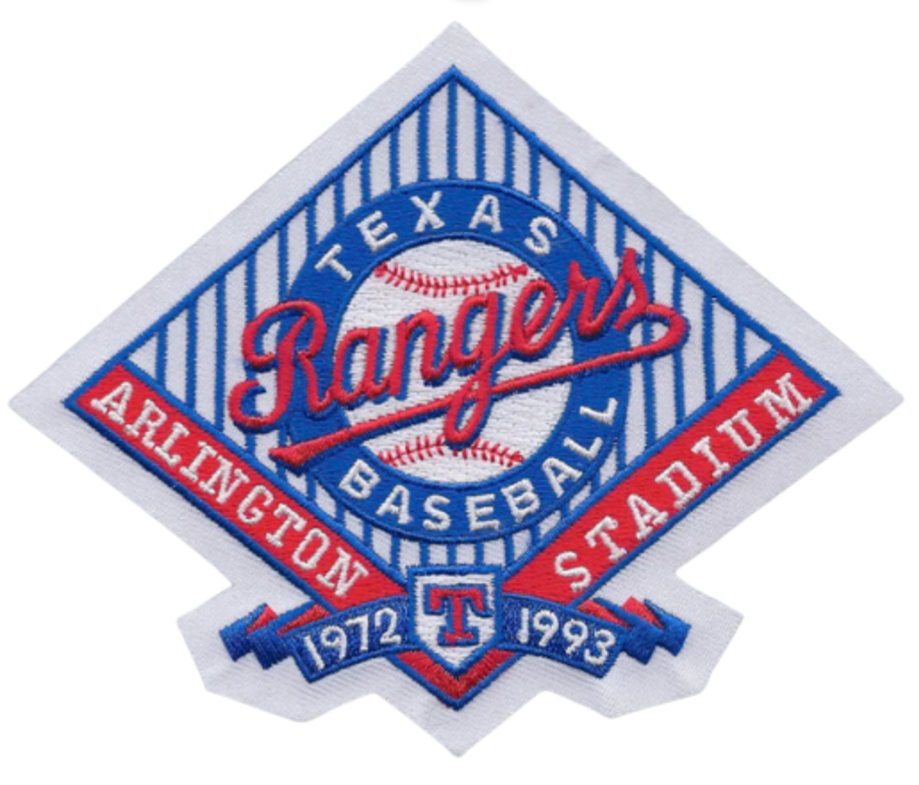 Texas Rangers Baseball Arlington Stadium 1972-1993 4.75" x 4" Patch