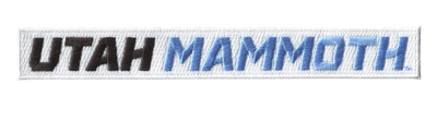 UTAH MAMMOTH Name Tape 1" Tall, 7. 75" Wide (Not an Iron-on Patch)