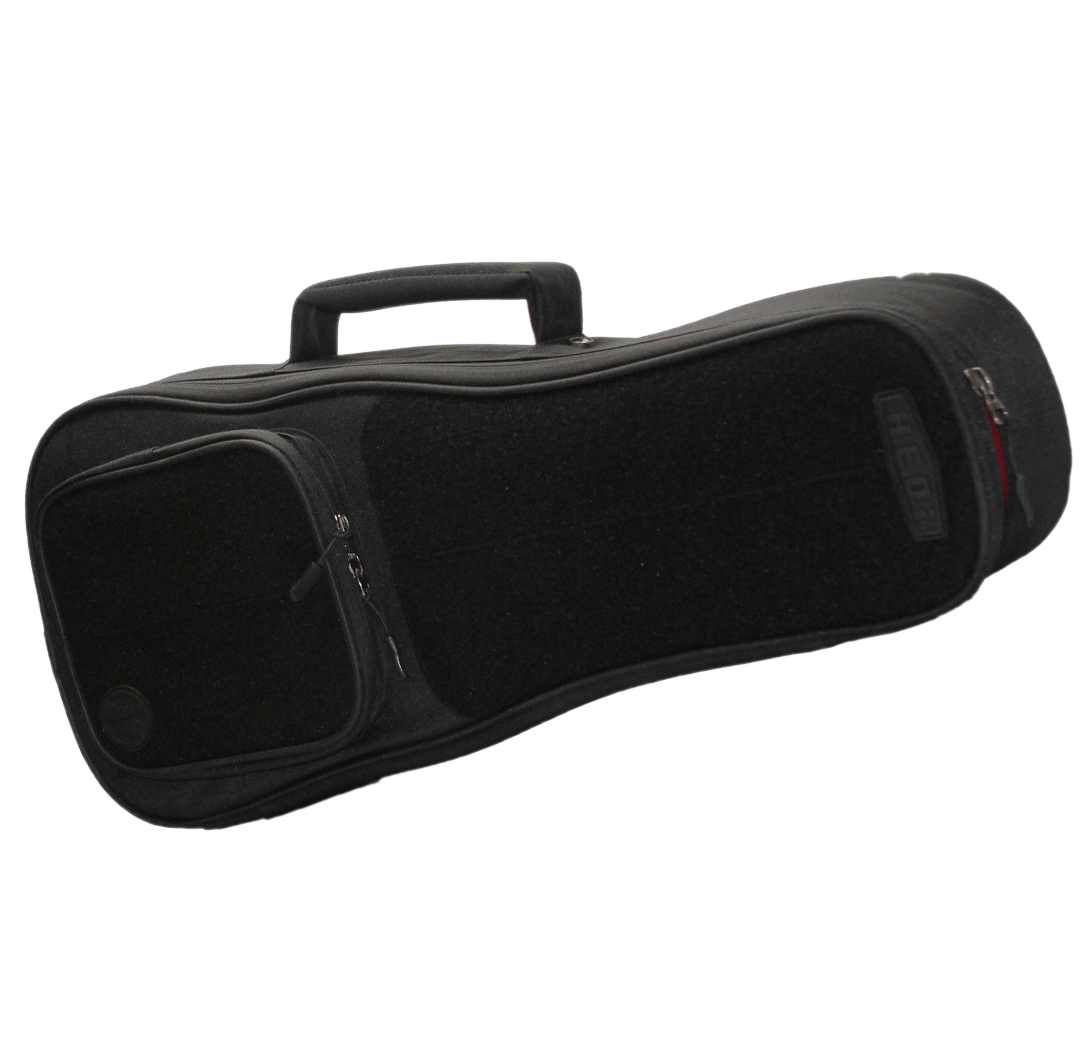 HEDi-PACK UKULELE TROUBADOUR - Full Top Hook & Loop (Loop) Panel (Black)