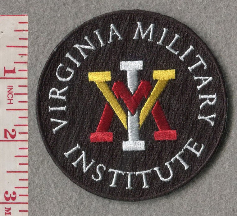 Official Virginia Military Institute Primary 3.125" Round Hook Patch