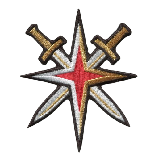 Vegas Golden Knights Secondary Logo 3. 5”W x 4. 25”H (Not an Iron-on Patch)