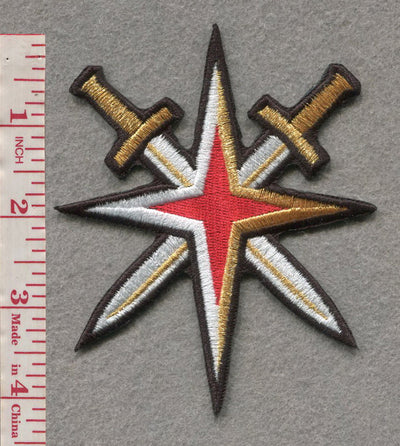 Vegas Golden Knights Secondary Logo 3. 5”W x 4. 25”H (Not an Iron-on Patch)
