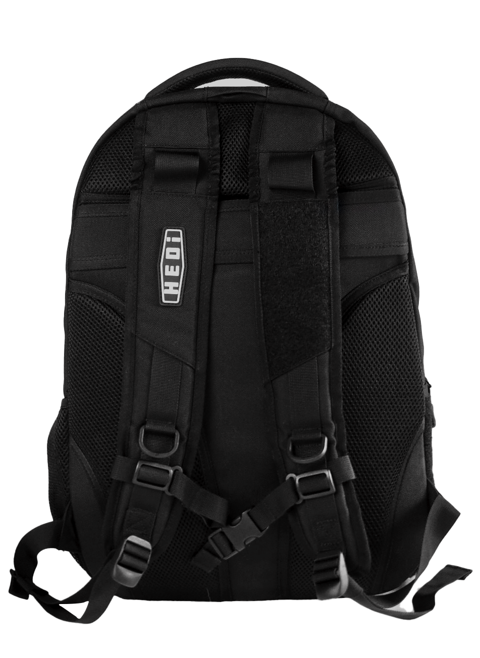 HEDi-PACK VOYAGER (Black) - Hook & Loop Backpack